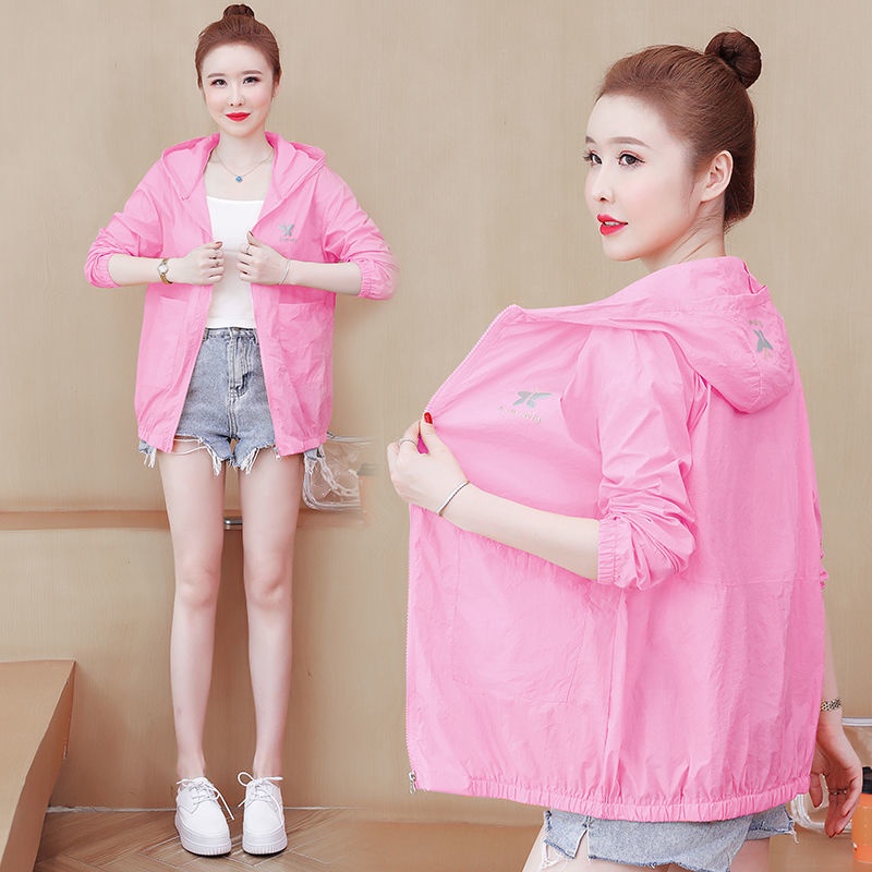 Áo Chống Nắng Chống Tia UV Bằng Lụa Lạnh Thoáng Khí Phong Cách Hàn Quốc Thời Trang Mùa Hè 2022 Cho Nữ