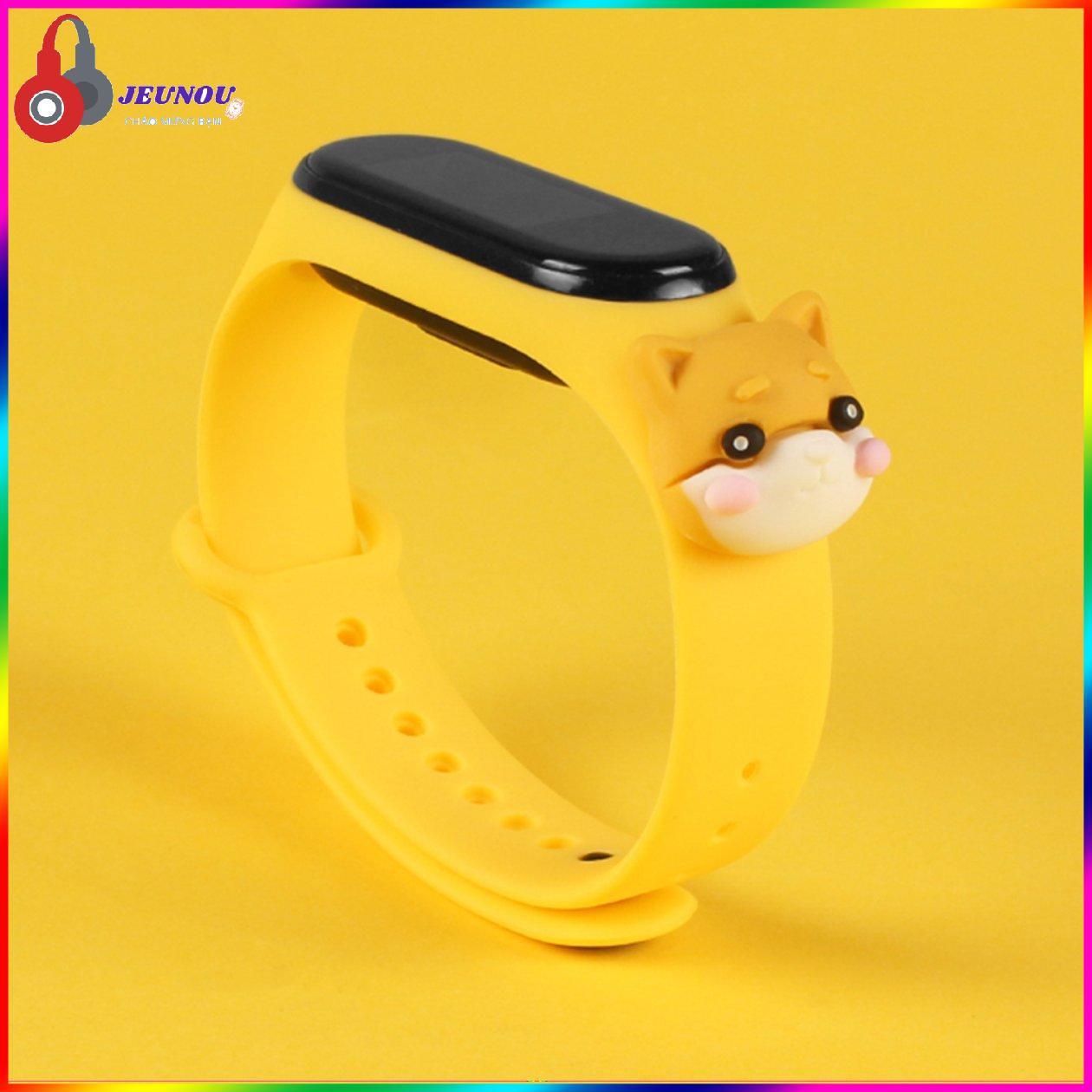 for Xiaomi 4 Xiaomi 3 Wristband Đồng hồ nữ điện tử thông minh trẻ em dây Silicon DH159 MiuchoĐồng hồ điện tử silicon trẻ em Dây đồng hồ