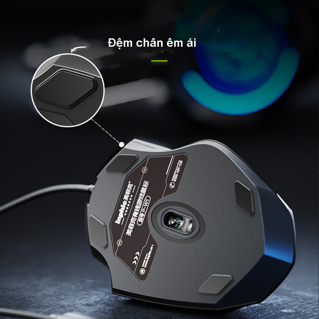 Chuột Máy Tính Led Inphic P1W Mouse Gaming Chơi Game, Dùng Văn Phòng Cực Tốt