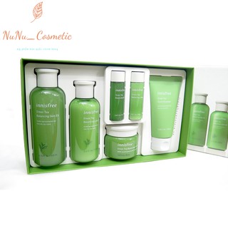 [AUTH] BỘ DƯỠNG TRÀ XANH INNISFREE GREEN TEA BALANCING SPECIAL SKIN CARE EX SET 6 MÓN