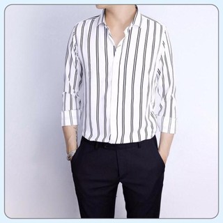 Áo sơ mi - Áo sơ mi nam đẹp - Chất liệu lụa mềm mịn, thoáng mát, kiểu dáng slimfit trẻ trung, thanh lịch, tôn dáng