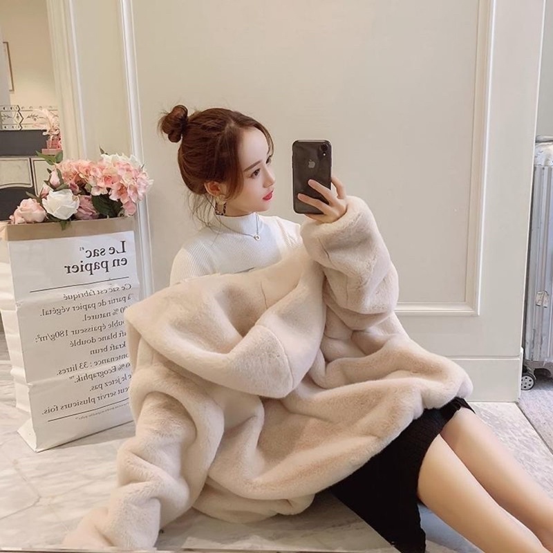 Áo khoác lông mịn 2021
