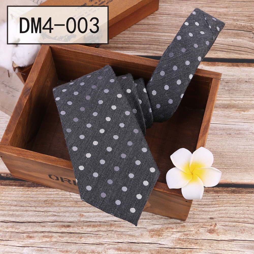 Cà Vạt Chấm Bi 7cm Thời Trang Lịch Lãm Cho Nam