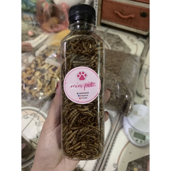 Sâu khô cho hamster , đuôi mập , nhím ....