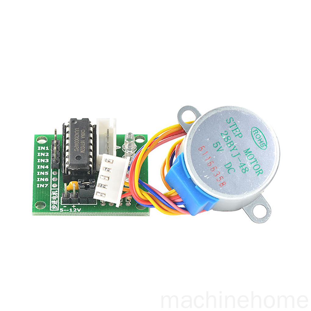 Mô Đun Kiểm Tra Động Cơ Bước Dc 5v + Mạch Uln2003 Cho Máy Arduino