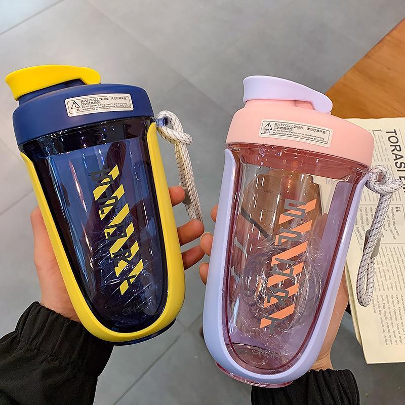 Bình Nước Thể Thao Di Động Uống Sữa Lắc Bột Protein Chịu Nhiệt Cao