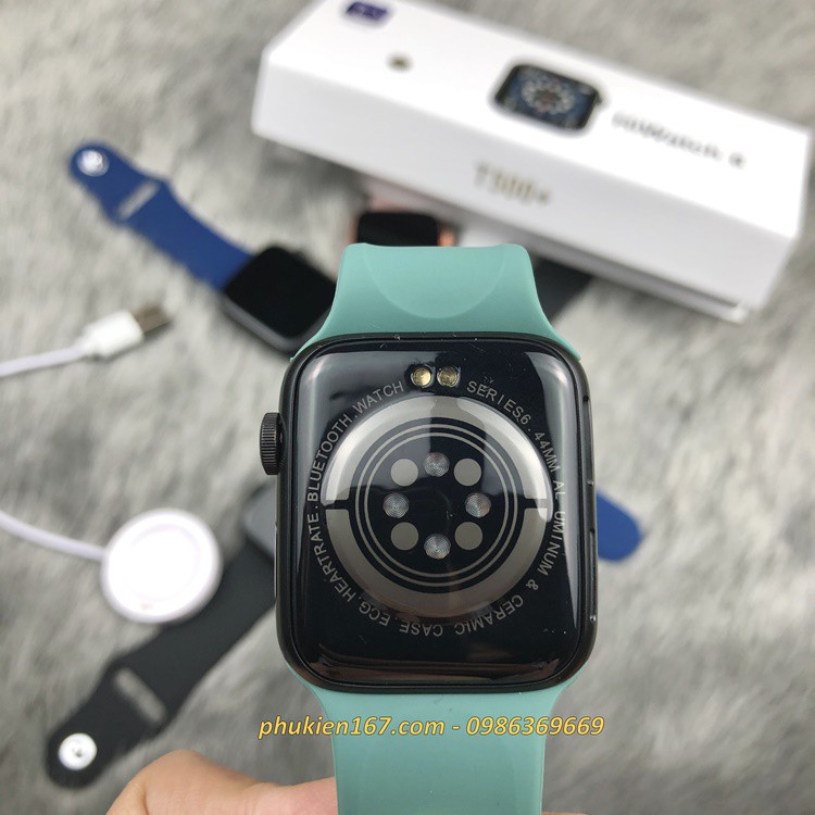[Smart Watch T500+] Đồng hồ thông minh T500+ Seri 6 - Cài hình nền - Màn hình tràn viền  - Phiên bản nâng cấp mới nhất
