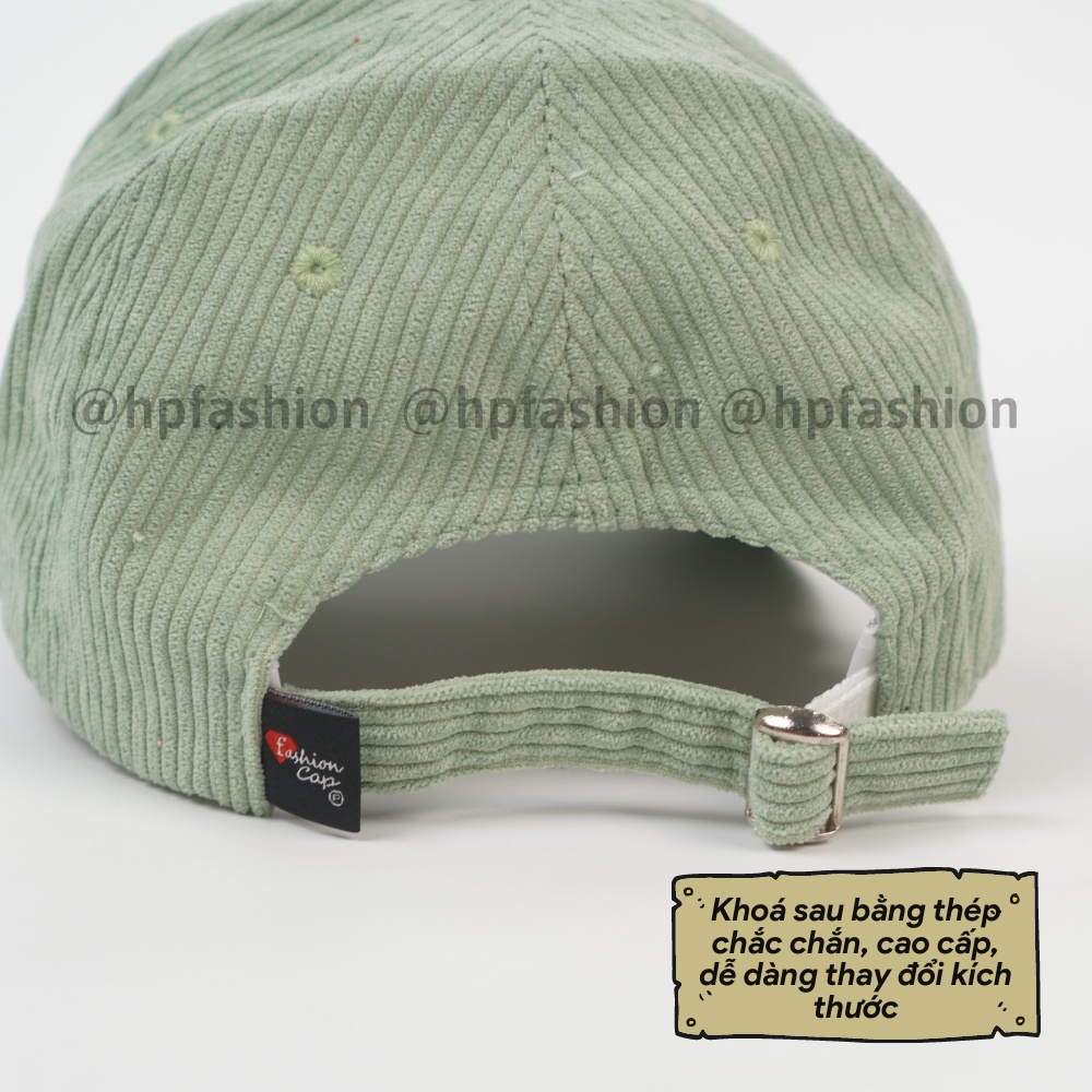Mũ lưỡi trai ❤️ Nón kết thêu chữ BEST chất nhung tăm cao cấp form unisex nam nữ N57 - Happy Style