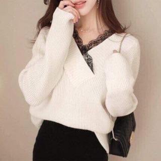Áo lên qccc hot hit đây các ty nhá.full mầu mặc lên xinh lắm luôn ạ.shop bao chất bao giá luôn nha.len dầy dặn mịn lắm ạ