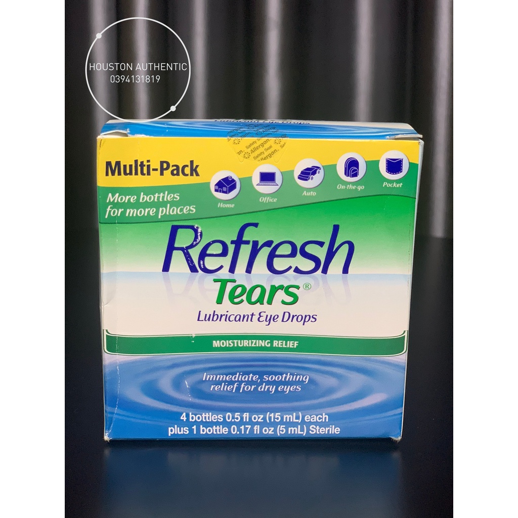 Nước Nhỏ mắt nhân tạo Refresh Tears chai 15ml _ Live mua hàng tại Mỹ