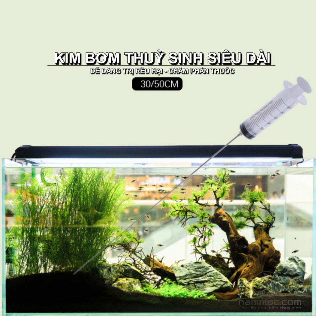 [Mã PET2405 giảm 10% đơn 250K] Ống Kim Bơm Siêu Dài - Kim Bơm Dùng Cho Bể Thủy Sinh