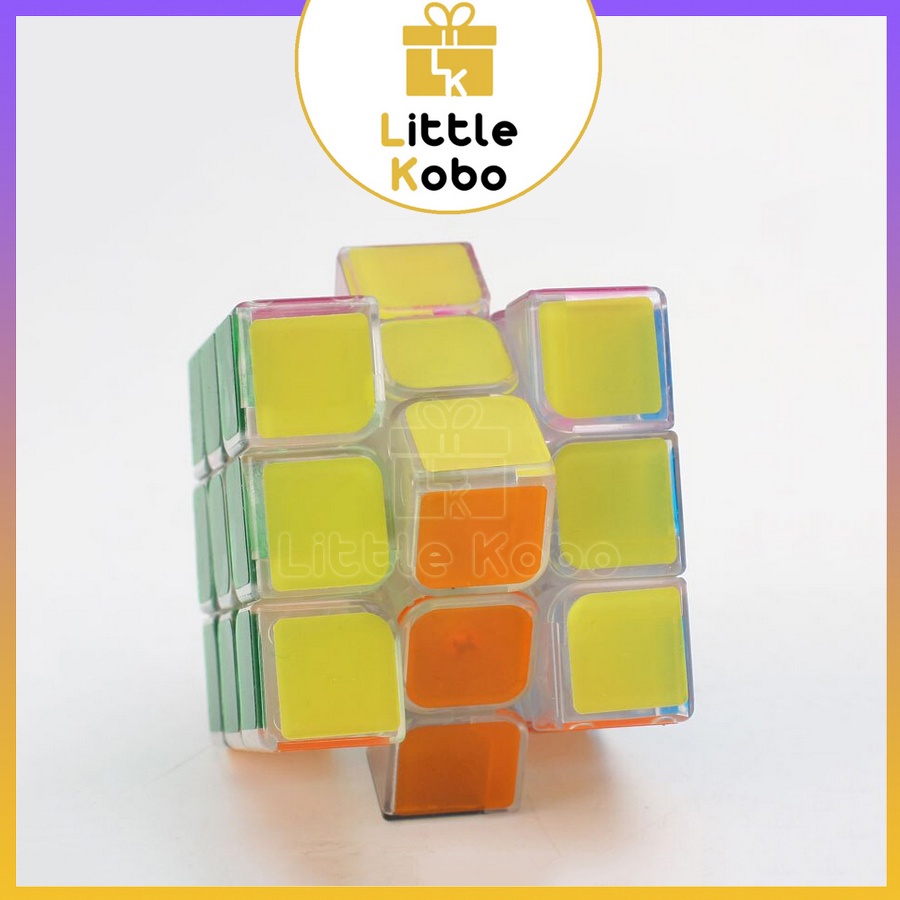 Rubik 3x3 Trong Suốt Z-Cube Transparent Cube Rubic 3 Tầng Đồ Chơi Trí Tuệ