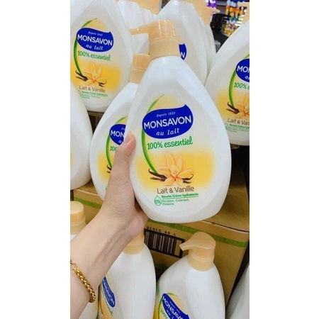 Sữa tắm Monsavon 1000ml siêu thơm sáng da hiệu quả