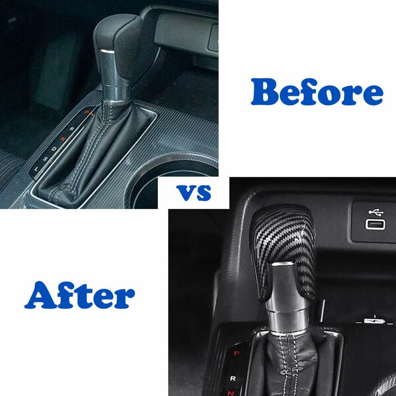 Vỏ Bọc Cần Gạt Số Bằng ABS Sợi Carbon Cho Honda Civic 11Th 2022 -2023 Accord 2018-2022