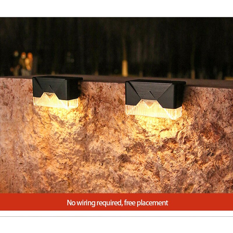 Mới Đèn LED Năng Lượng Mặt Trời Chống Thấm Nước Chiếu Sáng Lối Đi Sân Vườn