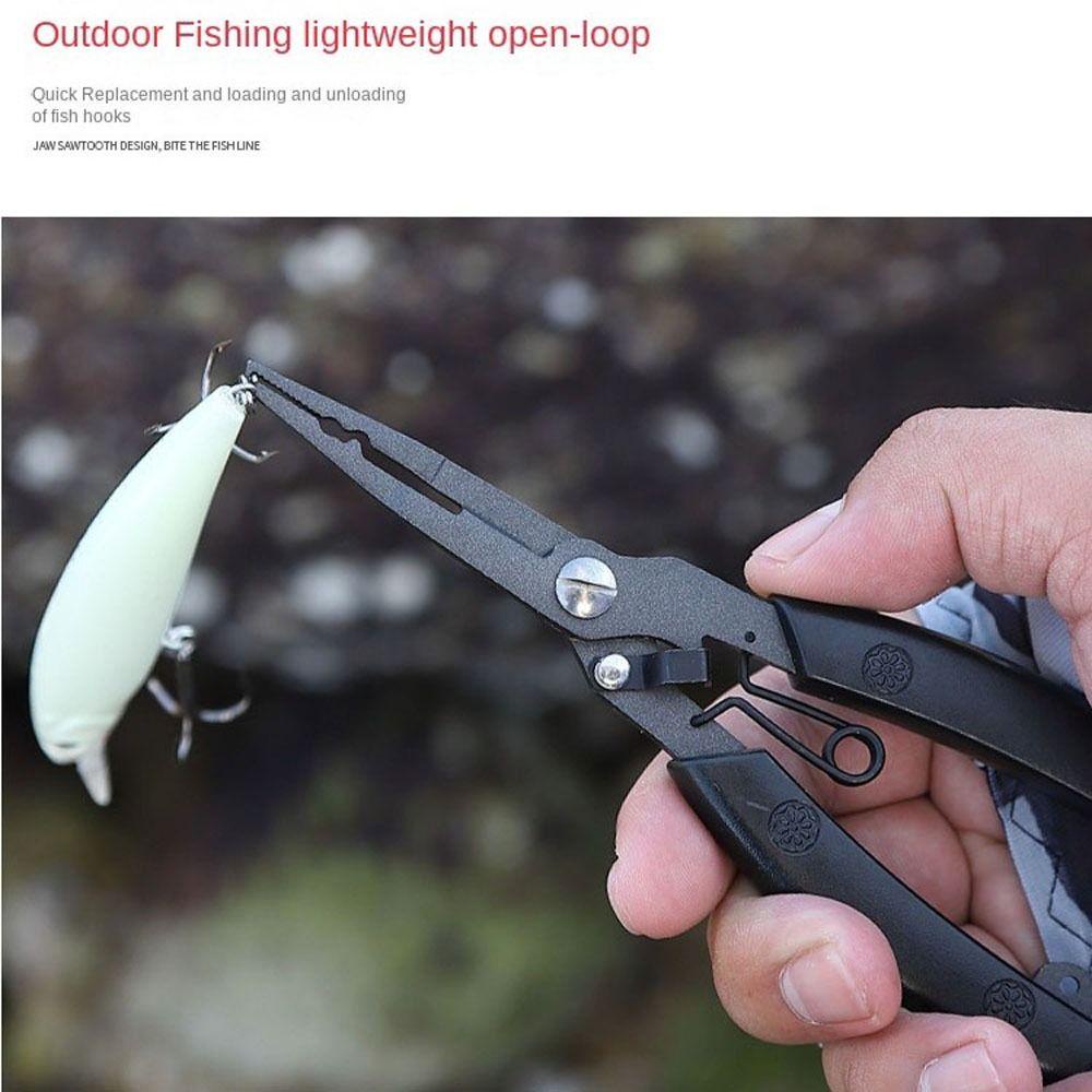 Kìm cắt dây câu cá MMULCK thép không gỉ đa năng di động tiện lợi