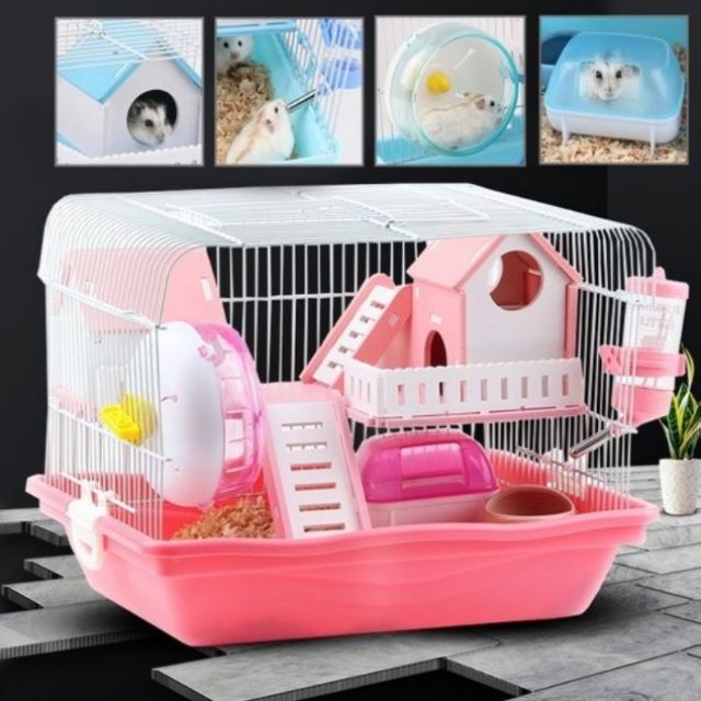 Chuồng/Lồng sân vườn full phụ kiện cho Hamster