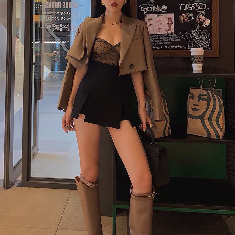 QUẦN GIẢ VÁY XẺ TÀ, QUẦN VÁY ĐEN | BigBuy360 - bigbuy360.vn