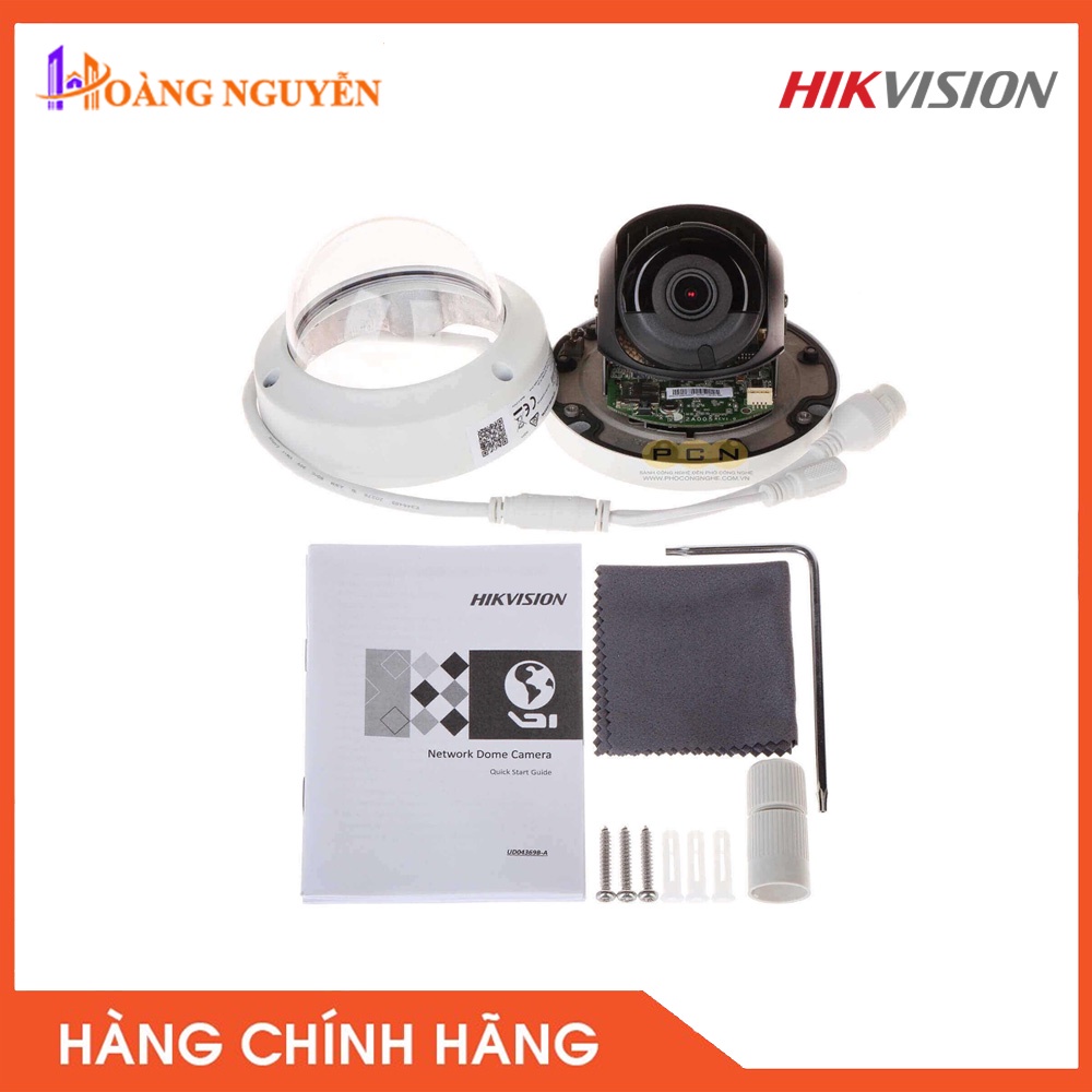 [NHÀ PHÂN PHỐI] Camera ip dome 2.0MP Hikvision DS-2CD2125FHWD-I