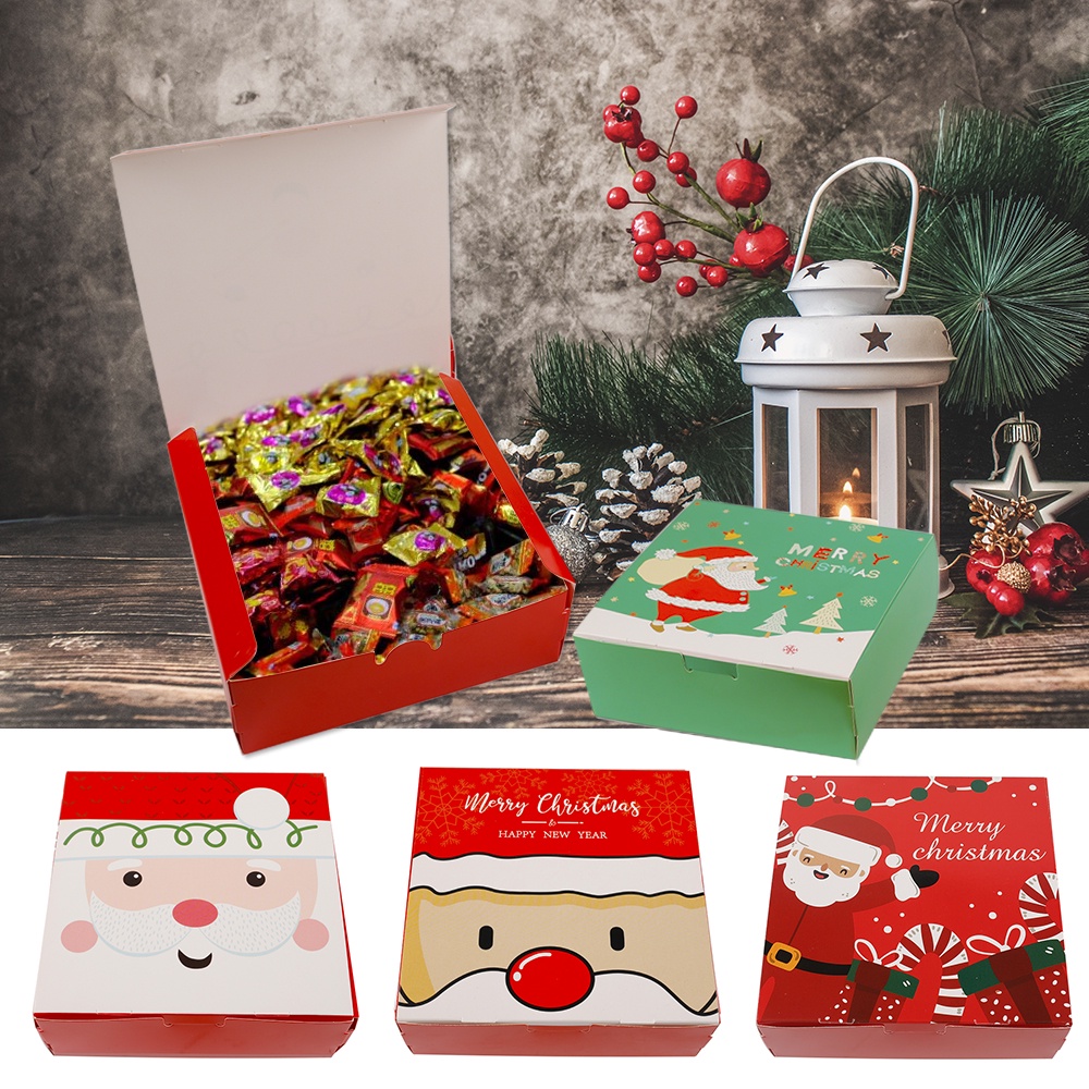 Sản Phẩm Trang Trí Giáng Sinh / Hộp Quà / Hộp Quà Tặng / Hộp Quà Nougat Tự Làm / Hạt &amp; Bánh Quy &amp; Kẹo