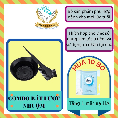 Combo Bát Và Lược Nhuộm Tóc tại nhà