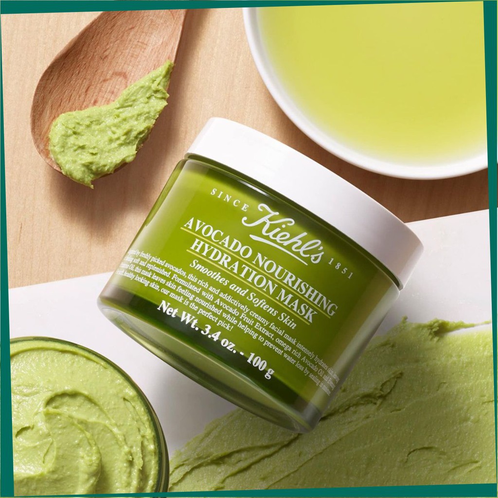 Mặt nạ Bơ Kiehl's Avocado Nourishing Hydration Mask 100g