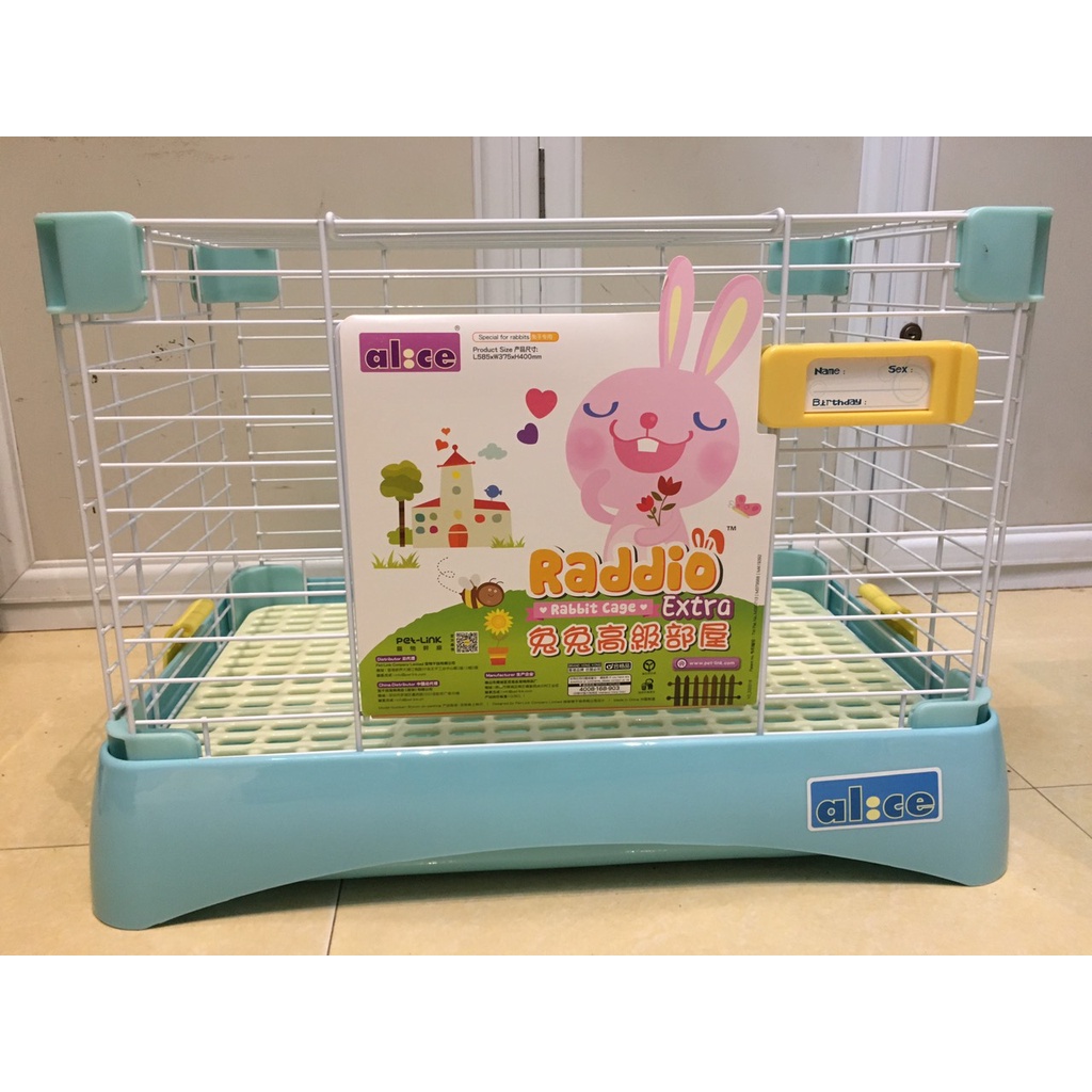 Lồng ALICE nan đáy nhựa nuôi thú cưng  - Thỏ Đan Phượng