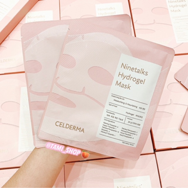 Mặt Nạ Gel Thạch Sinh Học Celderma Ninetalks Hydrogel Mask