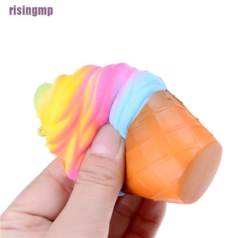 1 Đồ Chơi squishy Hình Cầu Vồng Dễ Thương Cho Bé