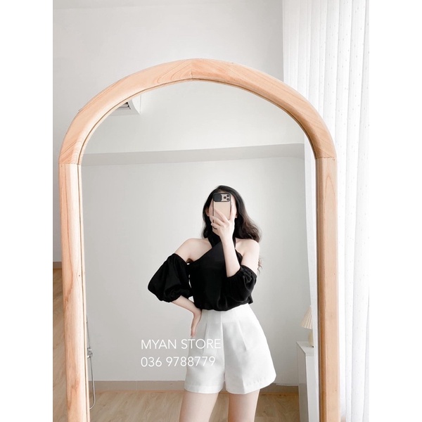 Áo đan chéo ngực tay liền Avn072101