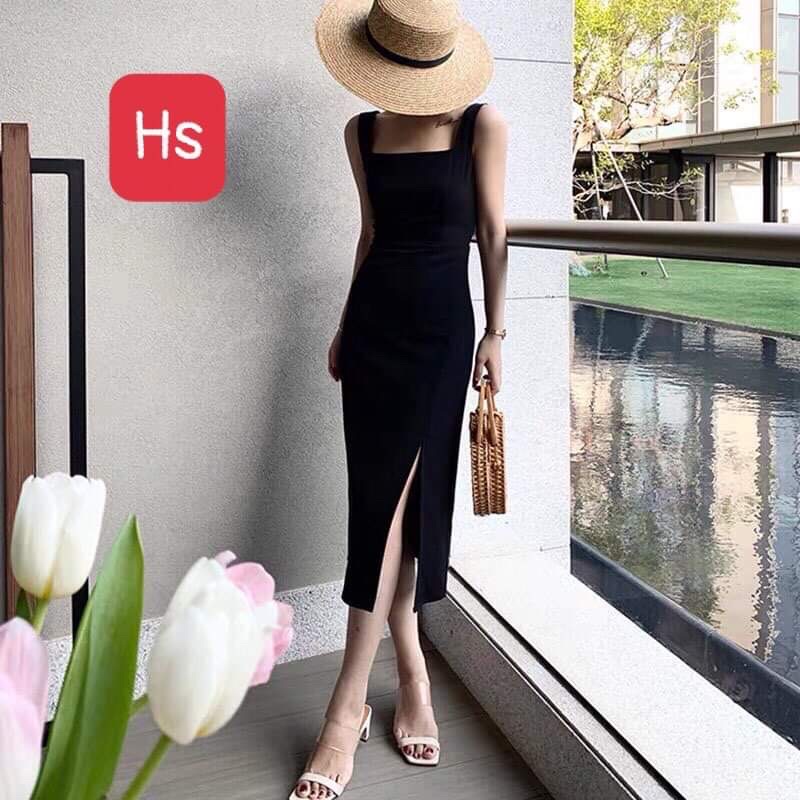 Váy 2 dây bèo vai HS6
