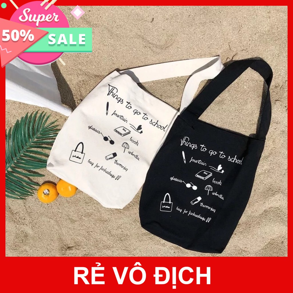 Túi ToTe Things go to thời trang nữ (35x40 - Kèm Ảnh Thật)