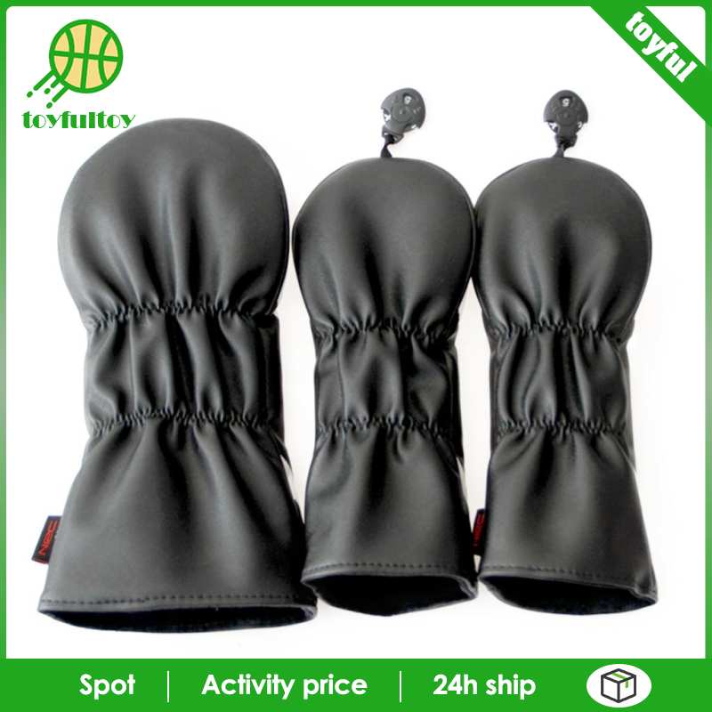 Bộ 3 Vỏ Bọc Bảo Vệ Đầu Gậy Đánh Golf / Câu Lạc Bộ / Câu Lạc Bộ Gỗ Kèm Thẻ Số