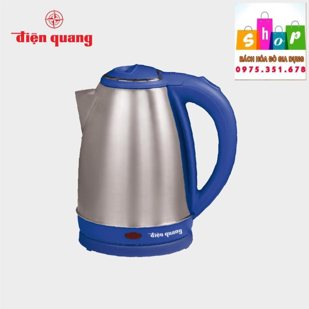 Freeahip-Ấm đun nước siêu tốc Điện Quang ĐQ EKT14 1518 (1500W, 1.8L, inox 201 mờ, nhựa PP)