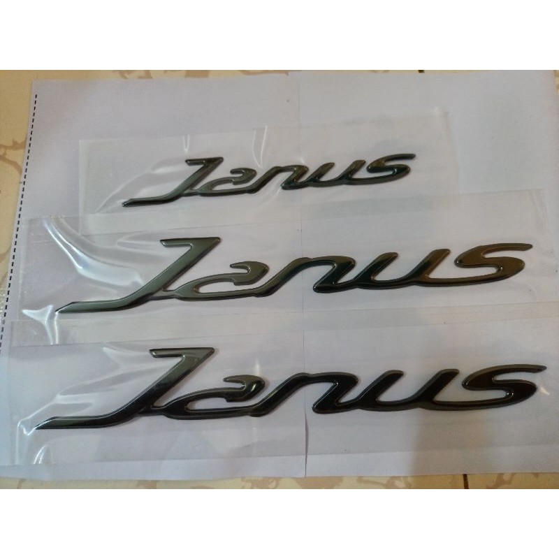 Bộ tem nổi Janus màu đen new