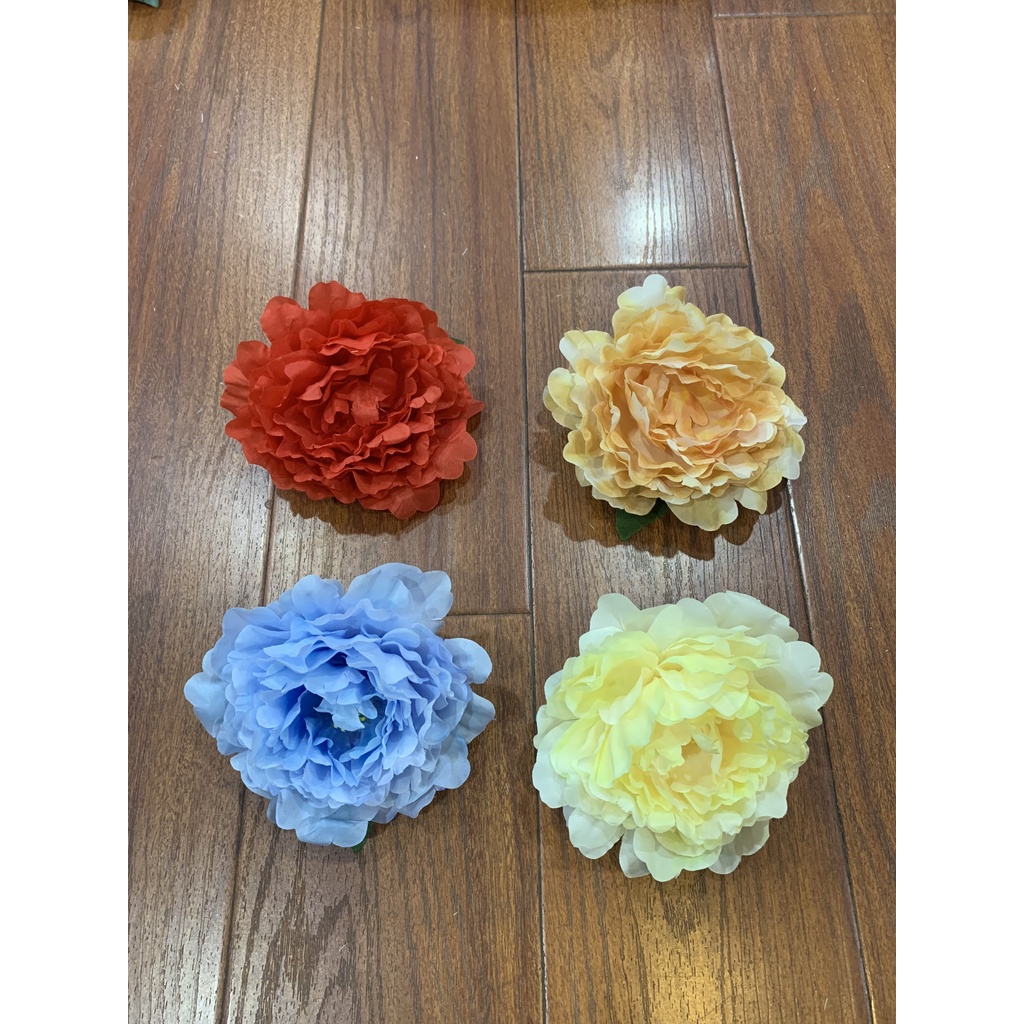 Đầu bông mẫu đơn trang trí set quà, làm đồ handmade