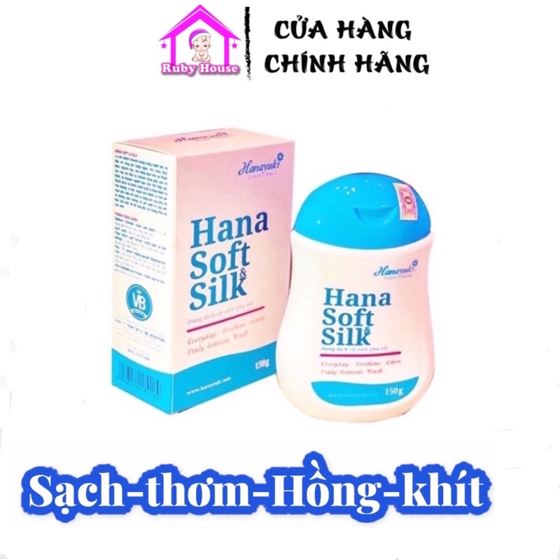 [Chính hãng ] Dung dịch vệ sinh phụ nữ Hana, sạch, thơm, hồng,dung tích 150g