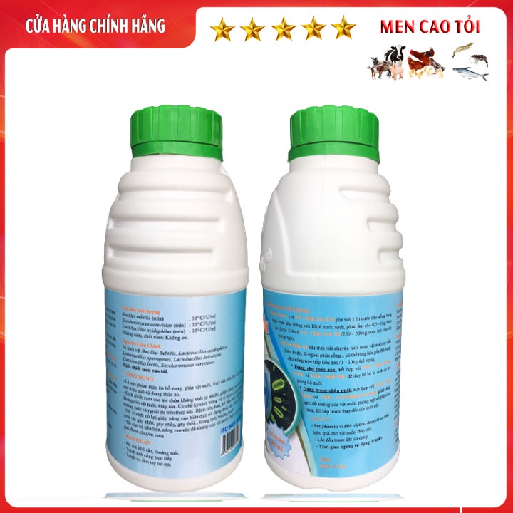 MEN CAO TỎI  - THỦY SẢN : Bổ Sung Lợi Khuẩn, Tăng Đề Kháng - CHAI 500ml