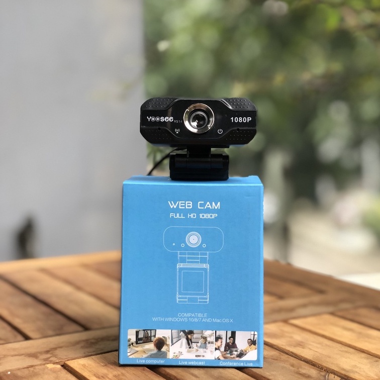 Webcam 1080P Máy Tính Camera Có Mic - Wc Yoosee Cho PC Học Online zoom, Trực Tuyến, Gọi Video Sắc Nét