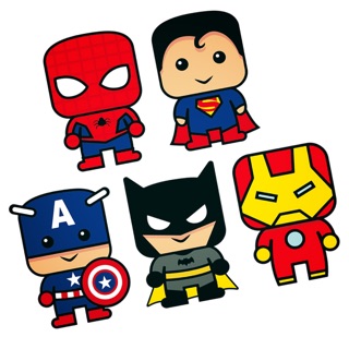 Set 5 Bao Lì Xì Hoạt Hình Marvel 5 Mẫu (Hàng Xịn Bìa Cứng) Bao Lì Xì 2023
