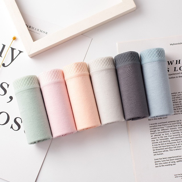 Quần Lót Cotton Cạp Lưới Cao Cấp, quần lót nữ cotton tăm tre viền lưới mẫu mới sexy cao cấp nâng mông QR02