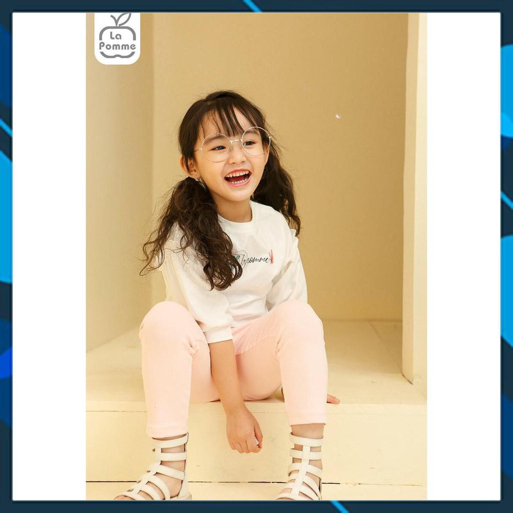 SL157 Bộ quần áo dài tay trẻ em cho bé gái Chery tay bồng La pomme (6m - 5Y) chất Jacquard cotton mềm mại kháng khuẩn