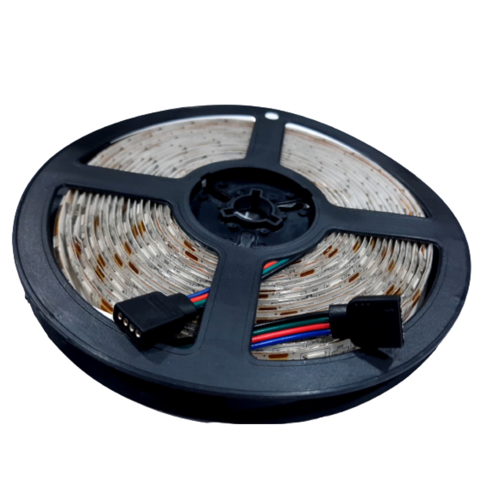 COMBO Đèn LED dây nhiều màu 5050 RGB 5m quay TikTok (kèm điều khiển) đổi màu trang trí, phủ silicon chống nước IP65