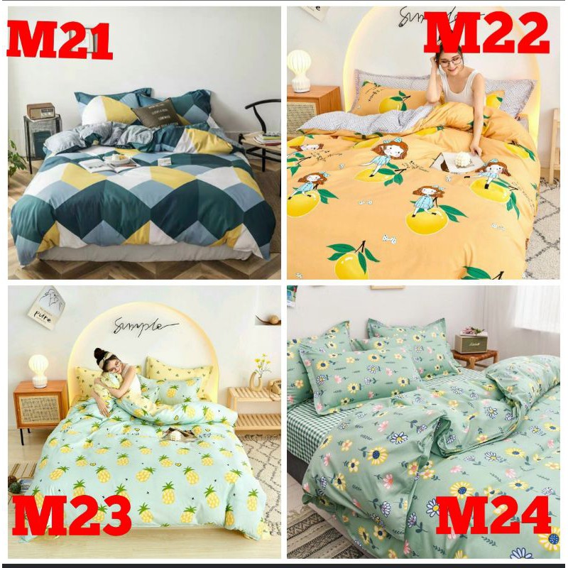 [ RẺ VÔ ĐỊCH] Bộ vỏ chăn ga gối cotton poly 4 món mẫu mới hàng nhập khẩu | BigBuy360 - bigbuy360.vn