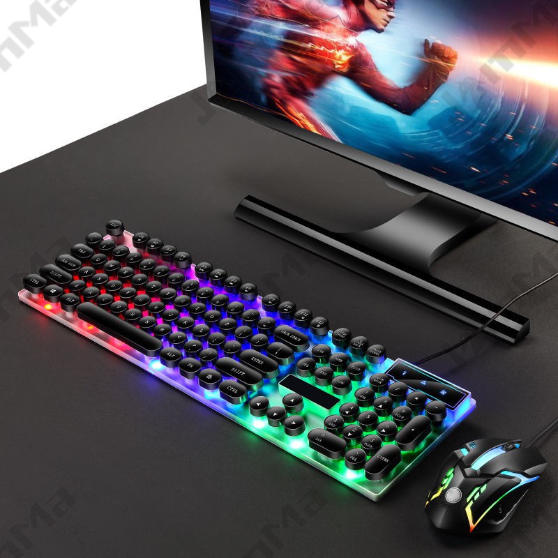 Keyboard with mouse, colorful control