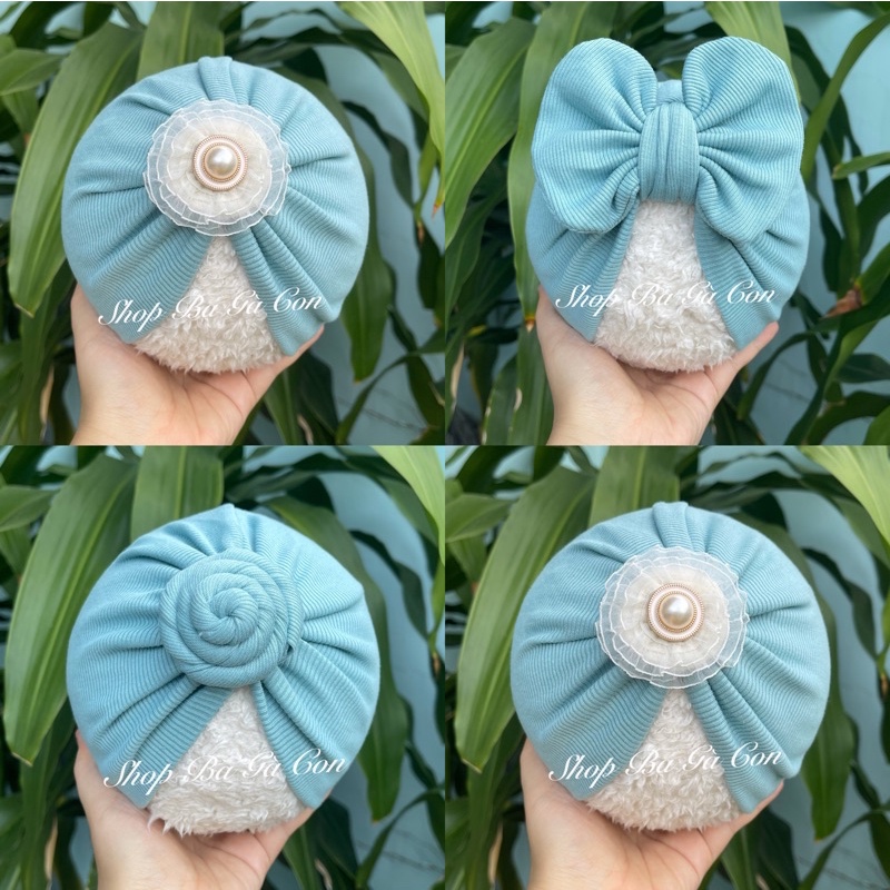 Mũ turban cho bé
