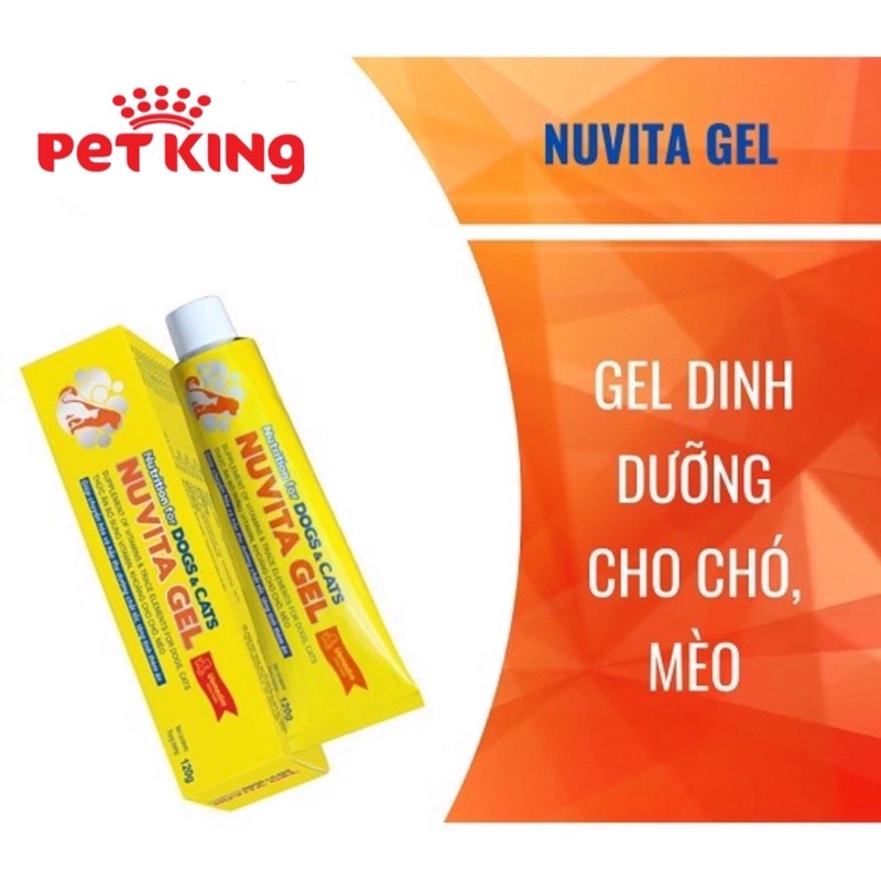 Gel Dinh Dưỡng NUVITA GEL bổ dụng Vitamin và Khoáng Chất cho Chó Mèo