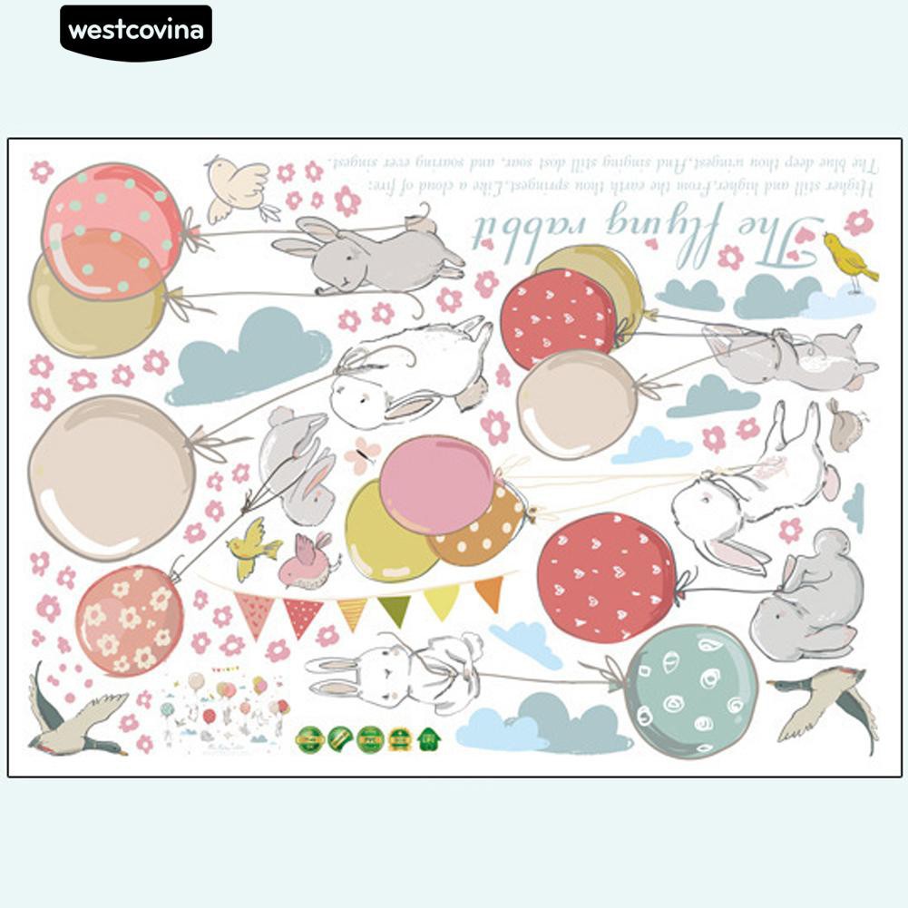 Sticker dán tường hình các con vật đáng yêu tự hoàn thành DIY