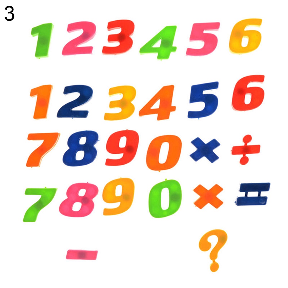 Bộ 26 Chữ Cái Và Số Từ Tính Gắn Tủ Lạnh Cho Bé