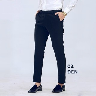 [Loại đẹp-vnxk]   Quần tây âu Nam công sở cao cấp màu đen